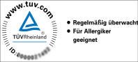 Encasing TÜV-Prüfung "für Allergiker geeignet"