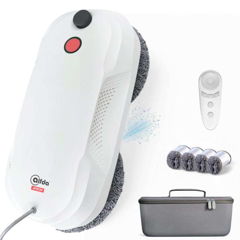 alfda AFR230 Fensterputzroboter inkl. 8 Mopps