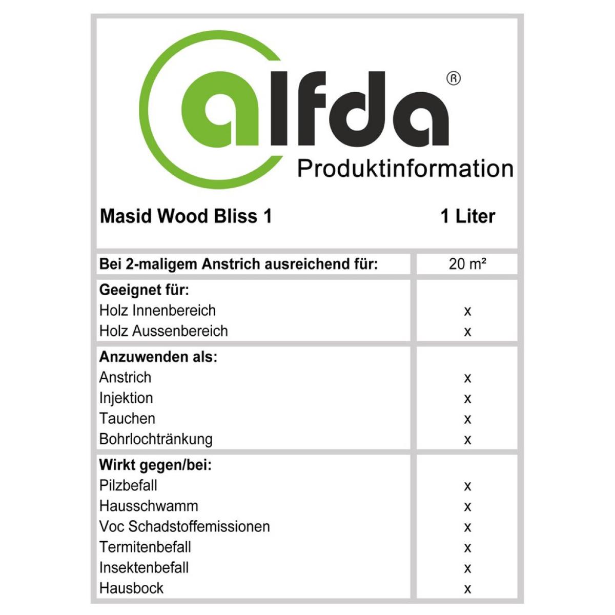 Wood Bliss1 1L Produktinformation