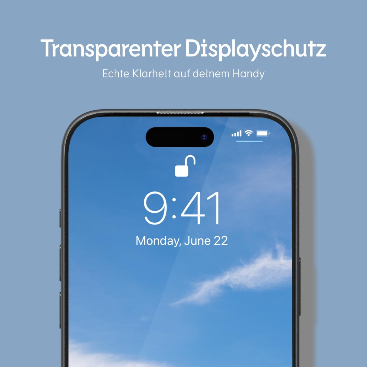 RhinoShield - 3D Impact Screen Protector 2.0 für iPhone 15 &16 Serie